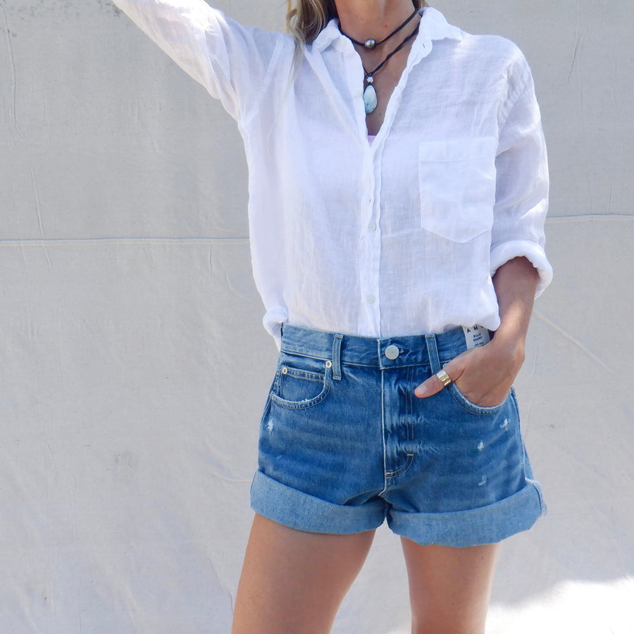 Joss Linen Shirt - White