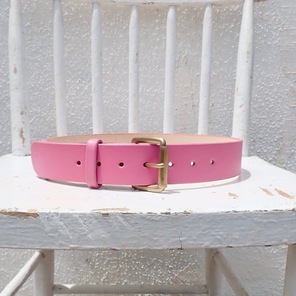 Pink Belt Buckle Lot WOMENS HOT PINK 1 1/4 main image 4