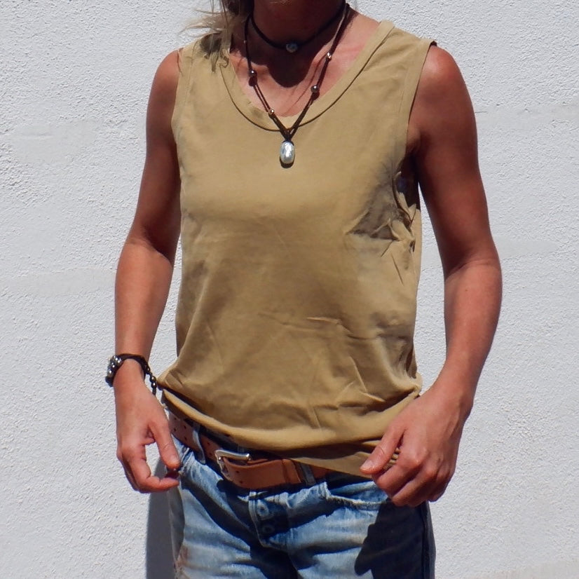 Muscle Tank - Gold