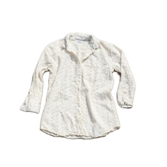 Eyelet Buttondown Shirt - Ivory