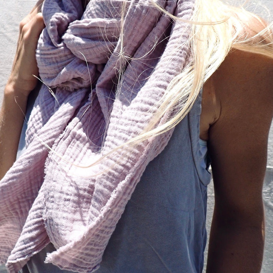 Gauze Scarf - Lilac