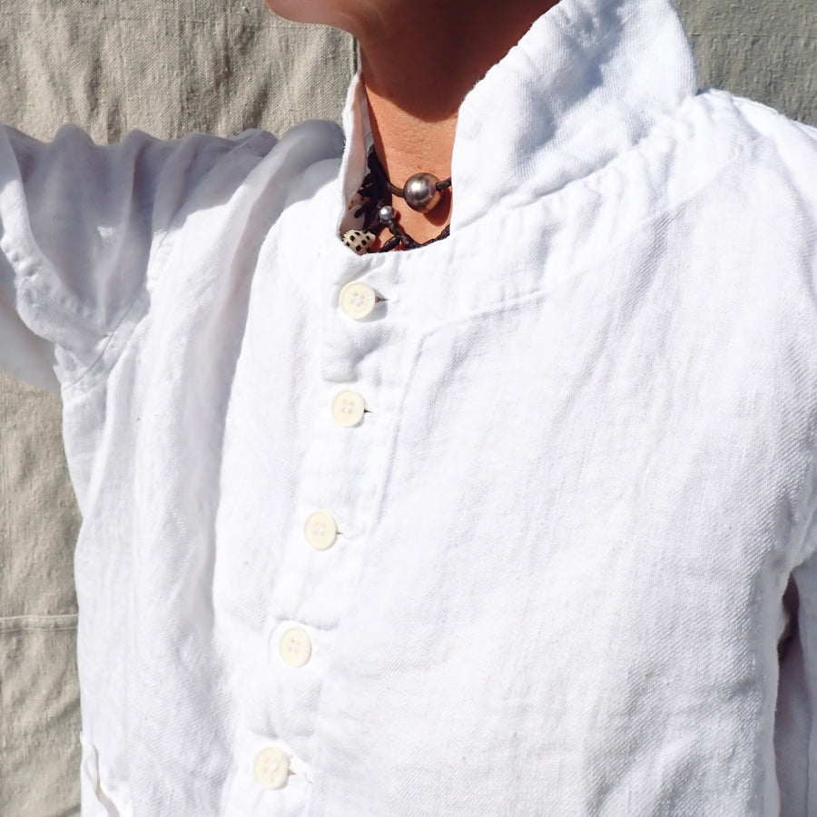 Dree Jacket - White Linen