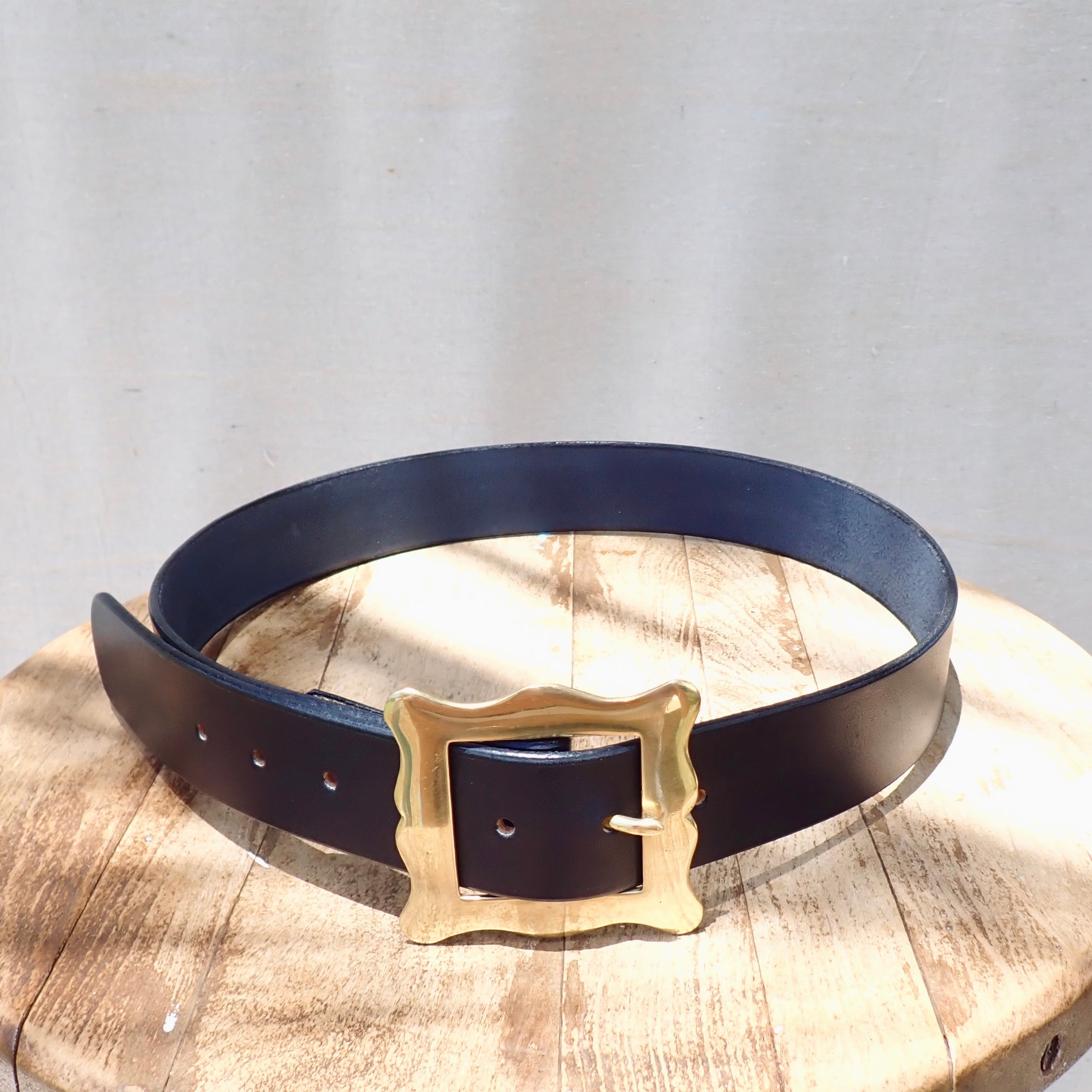 Black Belt - Brass Frame Buckle – Imrie Industries