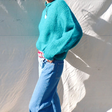 Pull East Sweater - Duck Blue