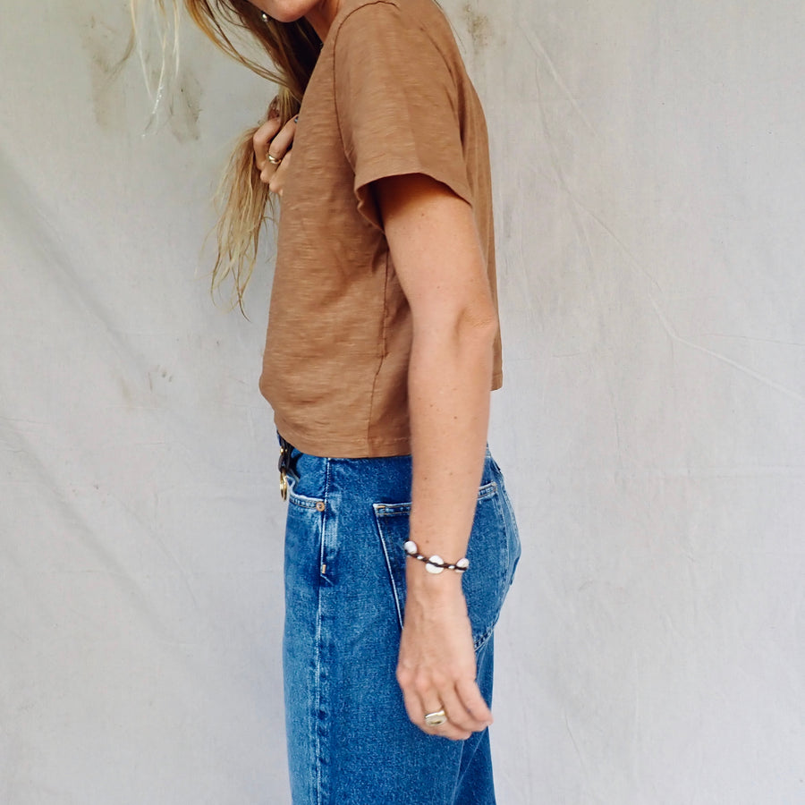 Crop Tee - Acorn