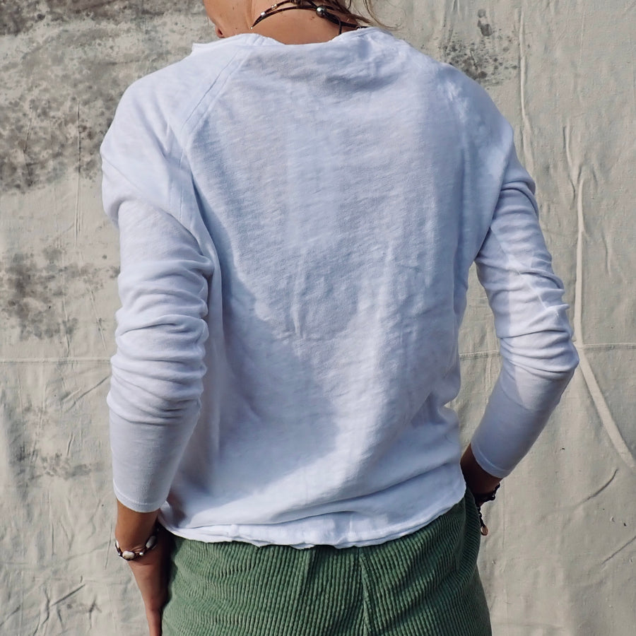 Sonoma boat neck - White