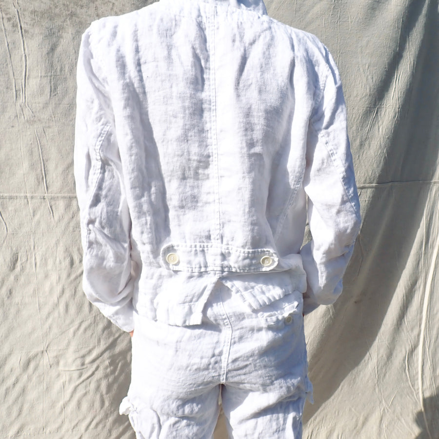 Dree Jacket - White Linen