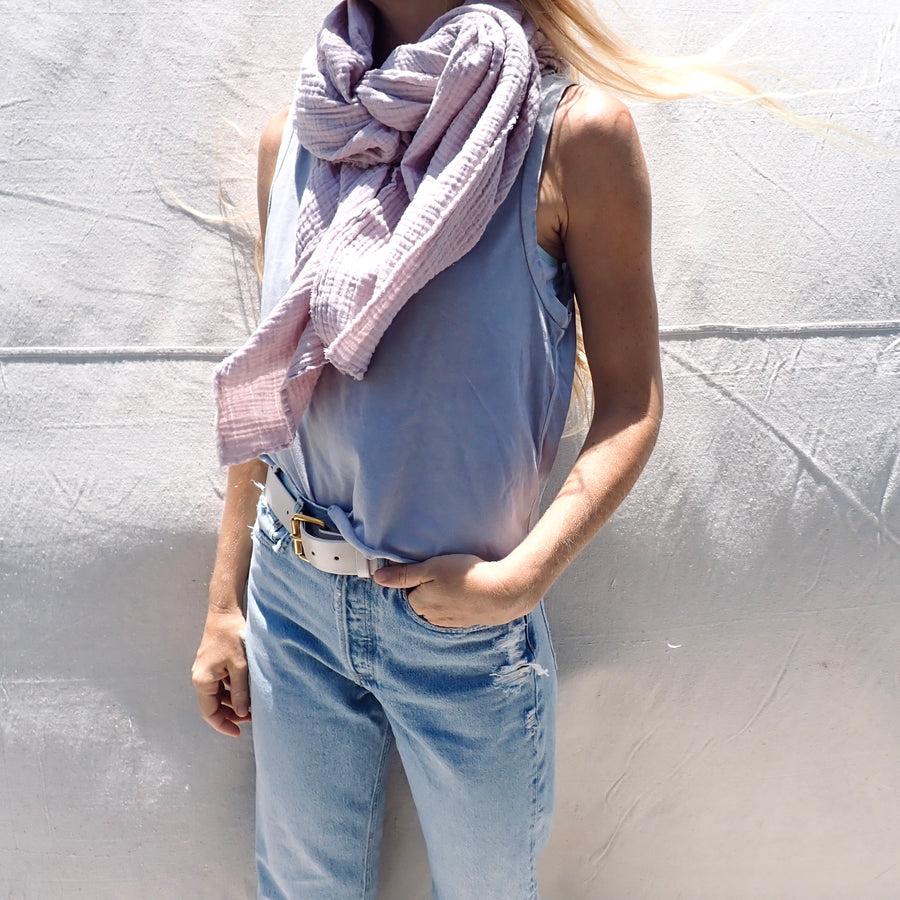 Gauze Scarf - Lilac