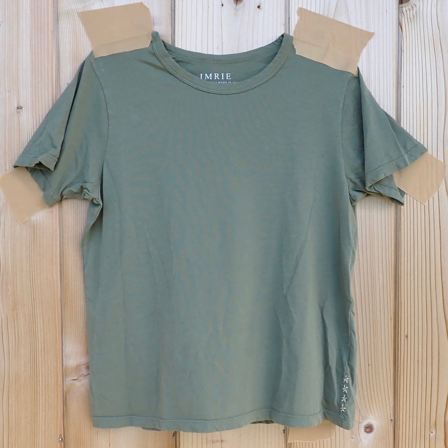 Basic Crop Tee - Vetiver