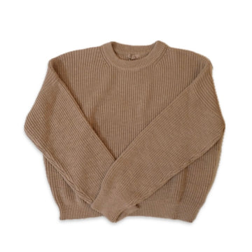 Pull On Sweater - Camel