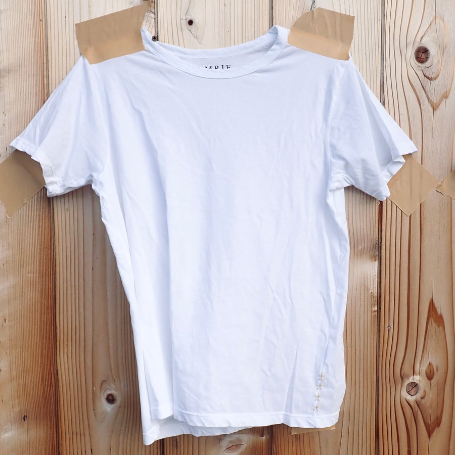 Basic Crop Tee - White