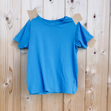 Basic Crop Tee - Ibiza Blue