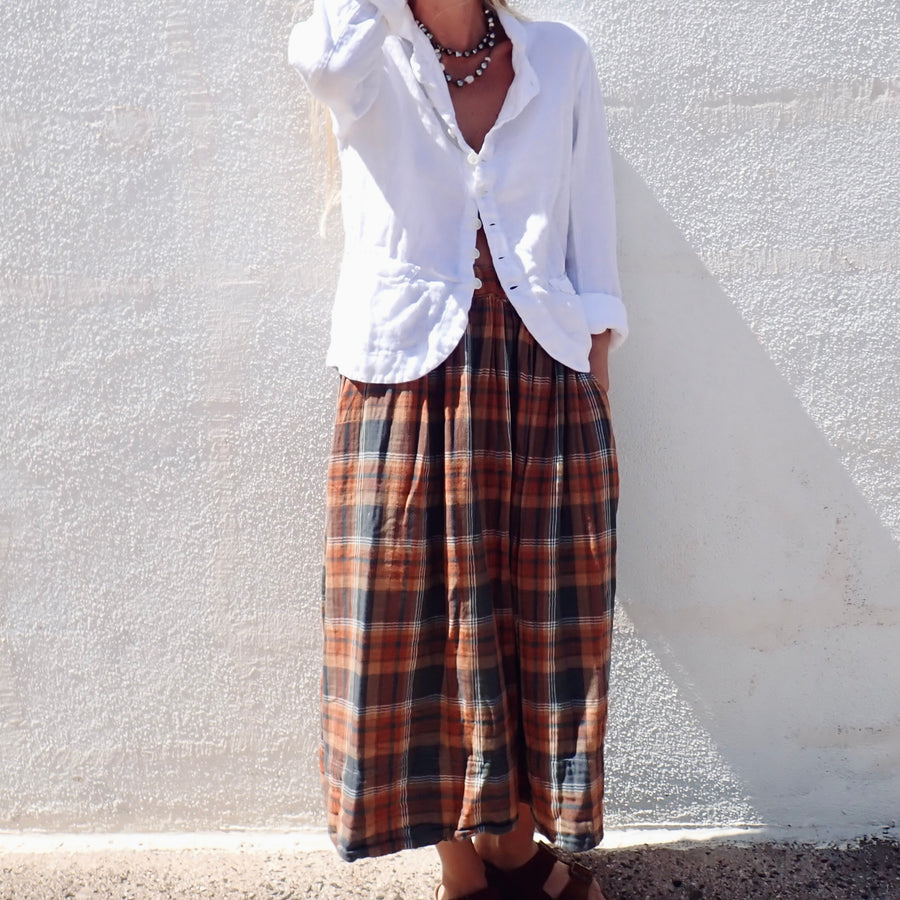 Manon Skirt - October Plaid