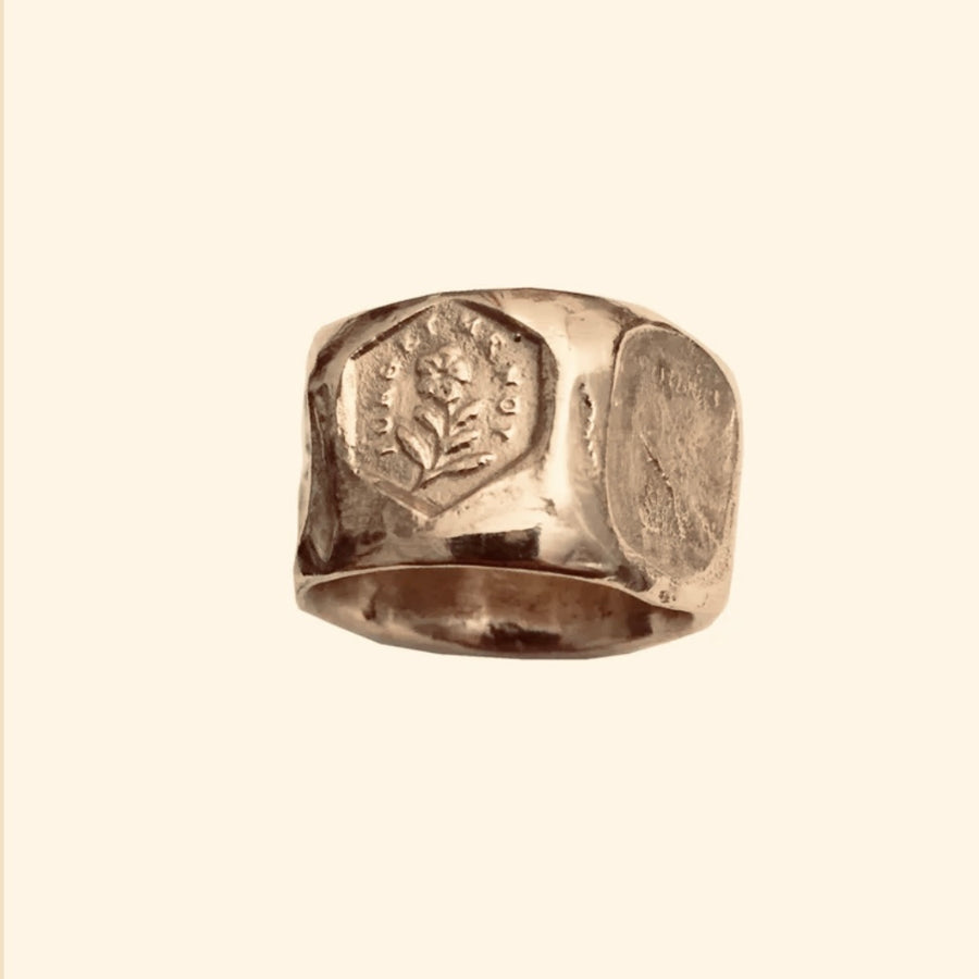 Intaglio Ring - Rose Gold