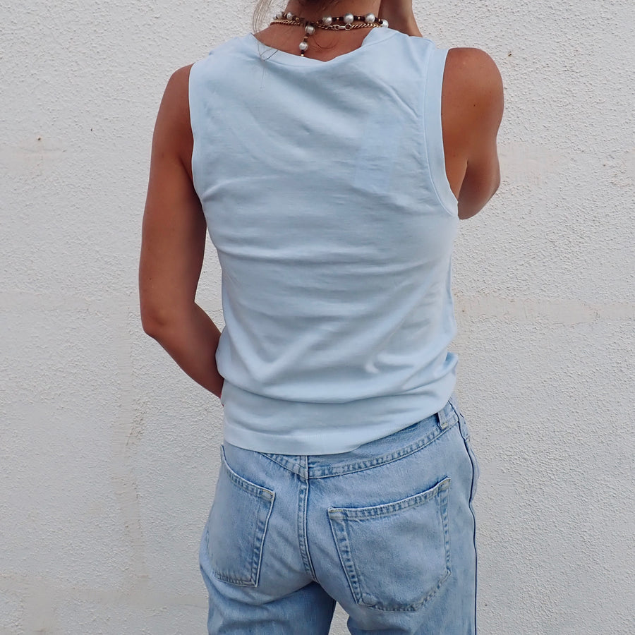 Double Weight Short Muscle Tank - Nantucket