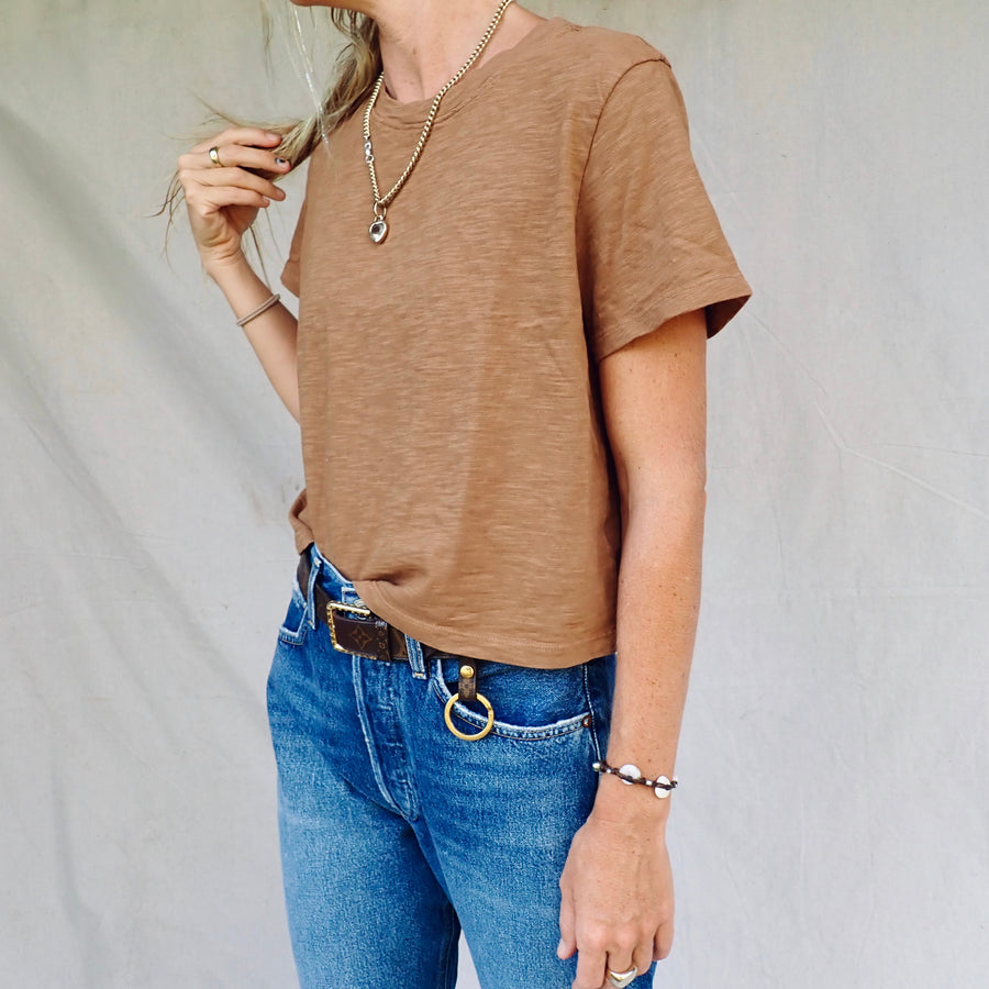 Crop Tee - Acorn