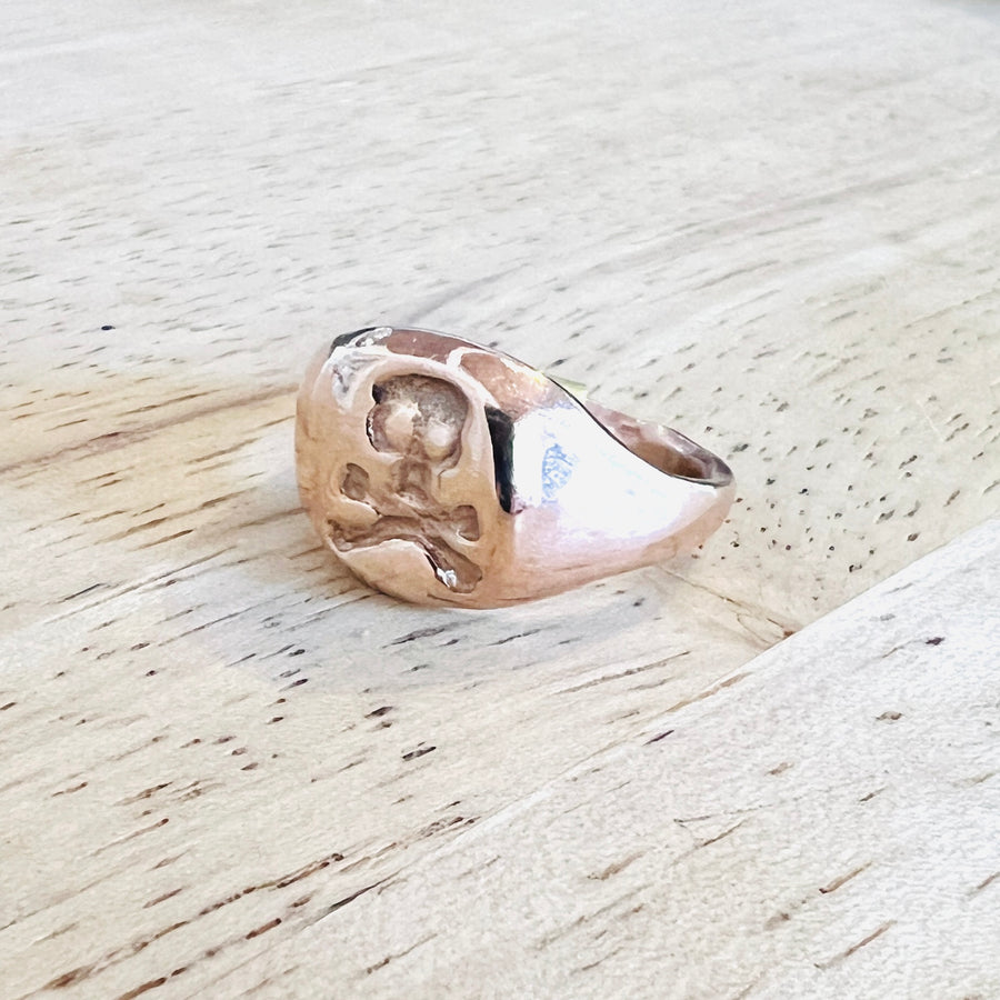 Skull Ring - Rose Gold