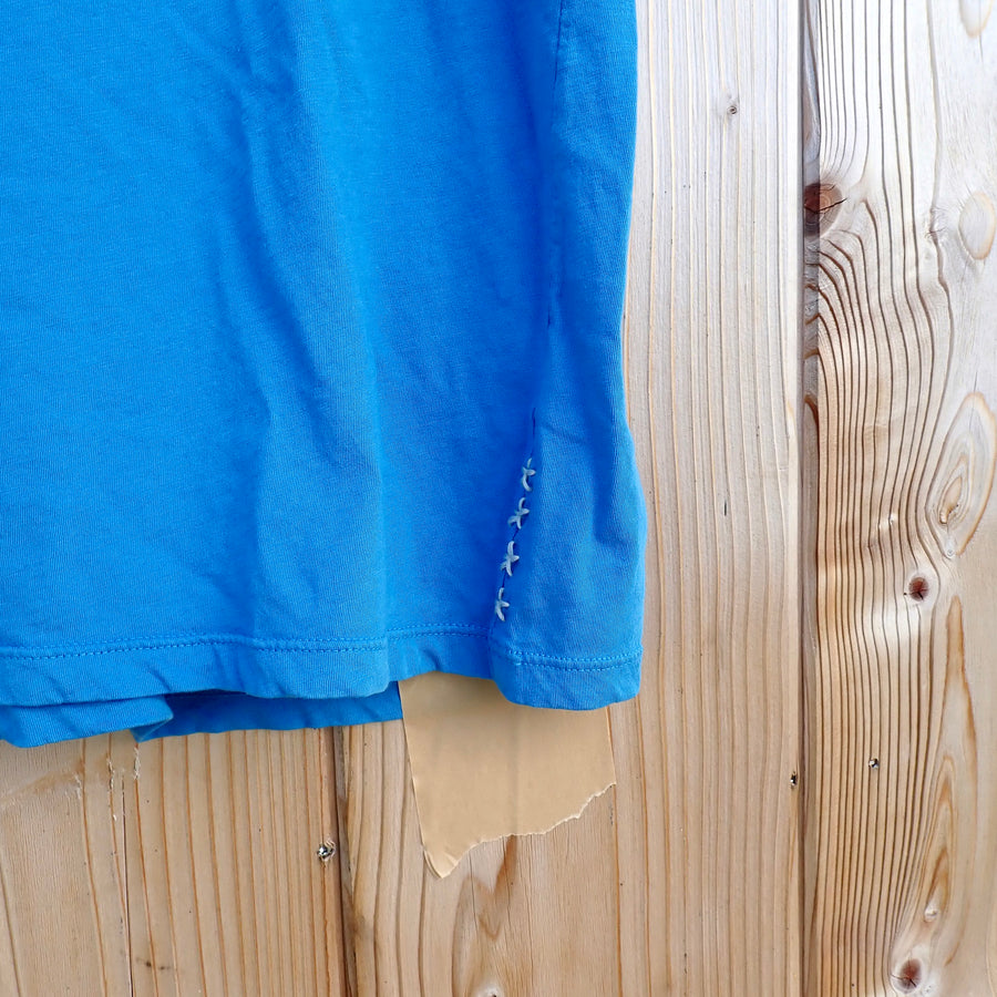 Basic Crop Tee - Ibiza Blue