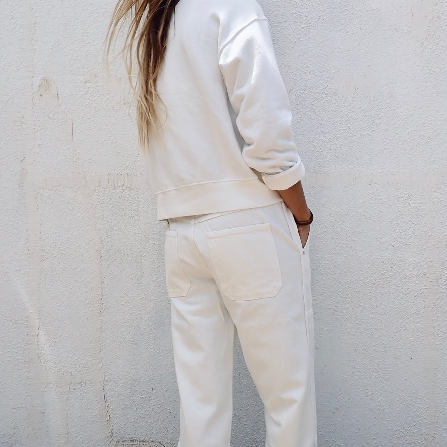 Billie Field Pant - Eggshell