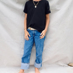 Basic Crop Tee - True Black
