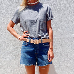 Lovey Tee - Heather Grey