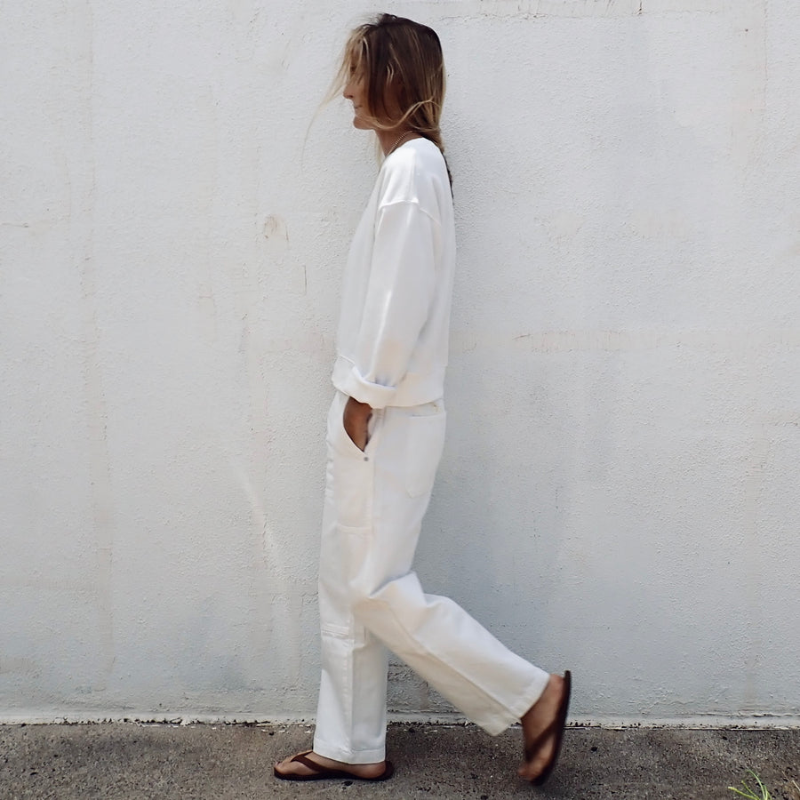 Billie Field Pant - Eggshell