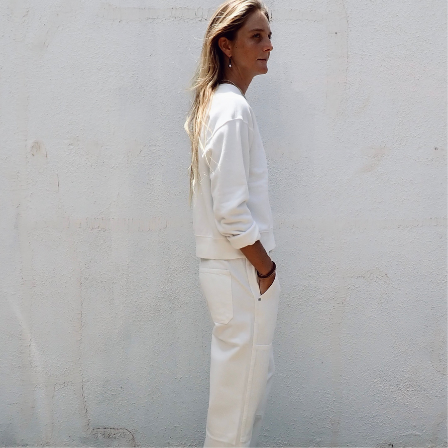 Billie Field Pant - Eggshell