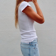 Edison Tee - White