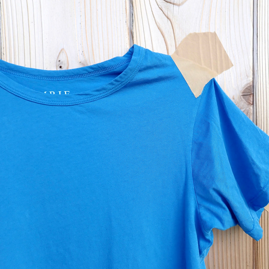 Basic Crop Tee - Ibiza Blue