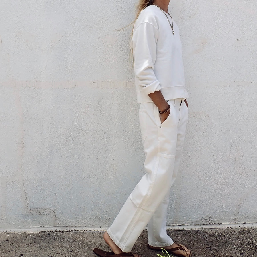 Billie Field Pant - Eggshell