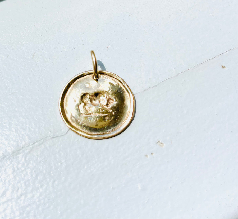 Bull Coin - Gold Yellow