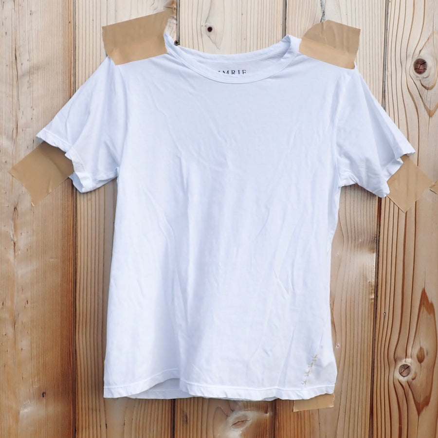 Basic Crop Tee - White