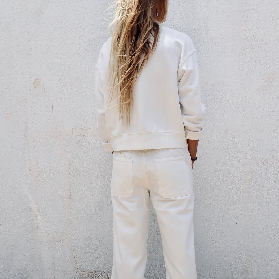 Billie Field Pant - Eggshell