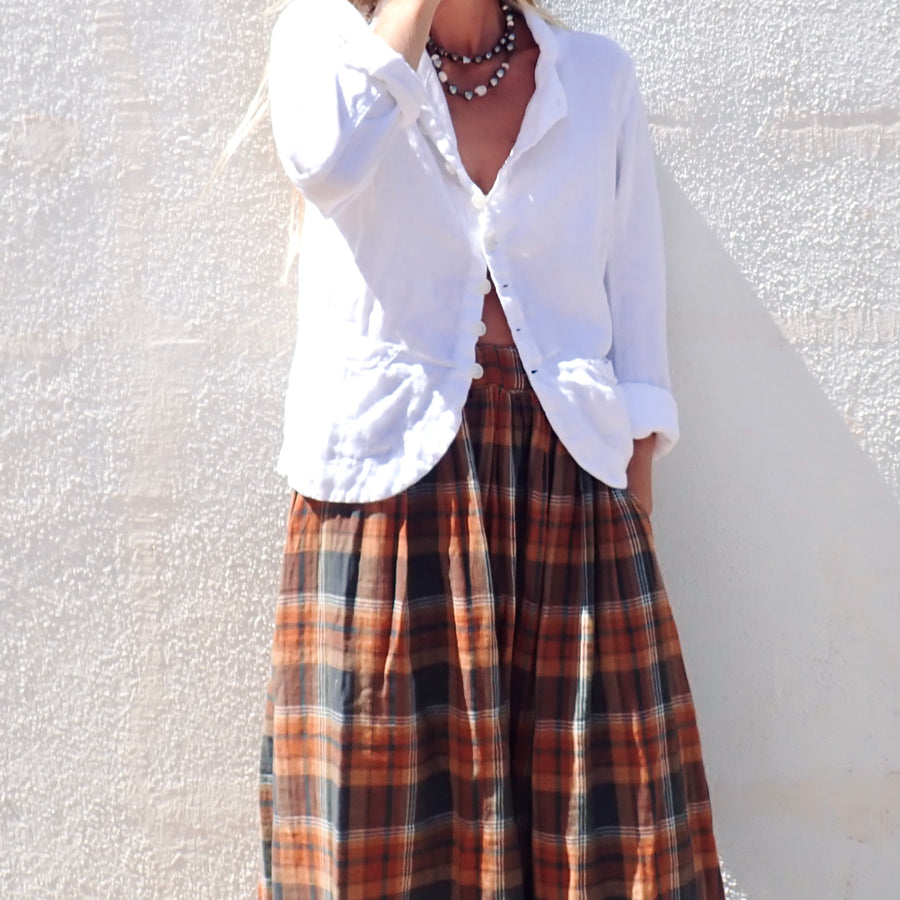 Manon Skirt - October Plaid