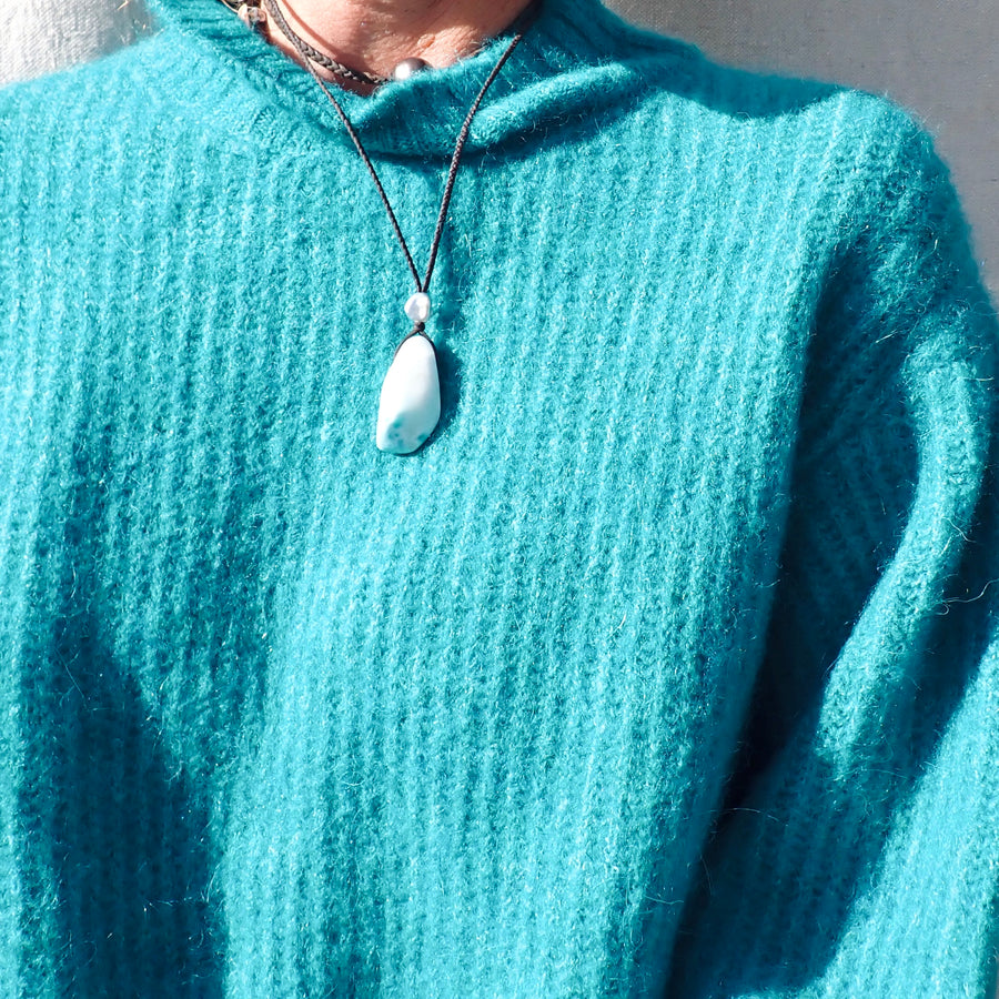 Pull East Sweater - Duck Blue