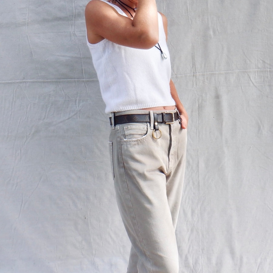 Cashmere Tank - Ivory