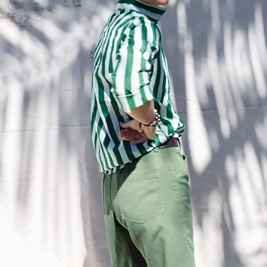 Shirt - Green Stripes