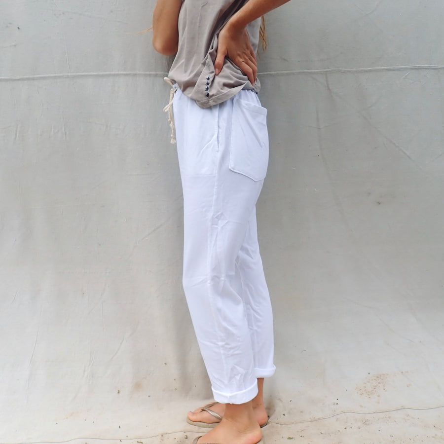 Sunset Sweatpant - White