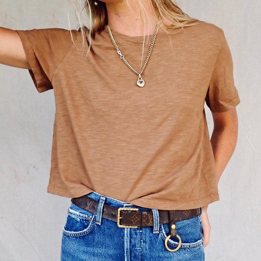 Crop Tee - Acorn