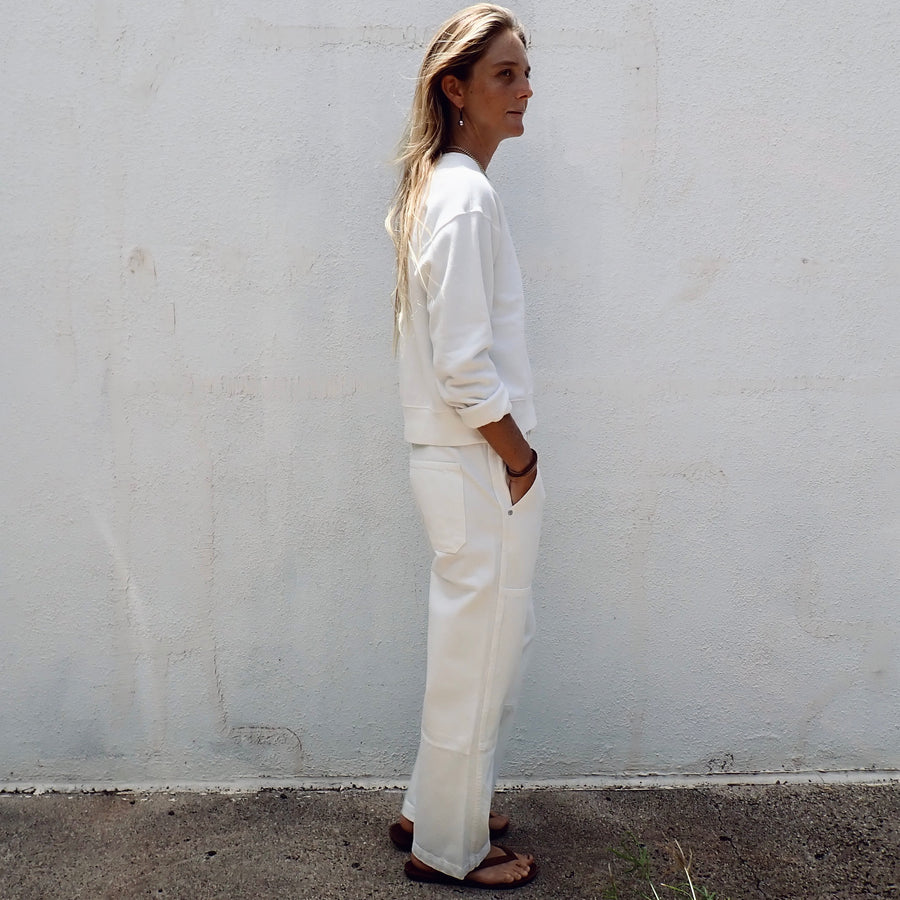 Billie Field Pant - Eggshell