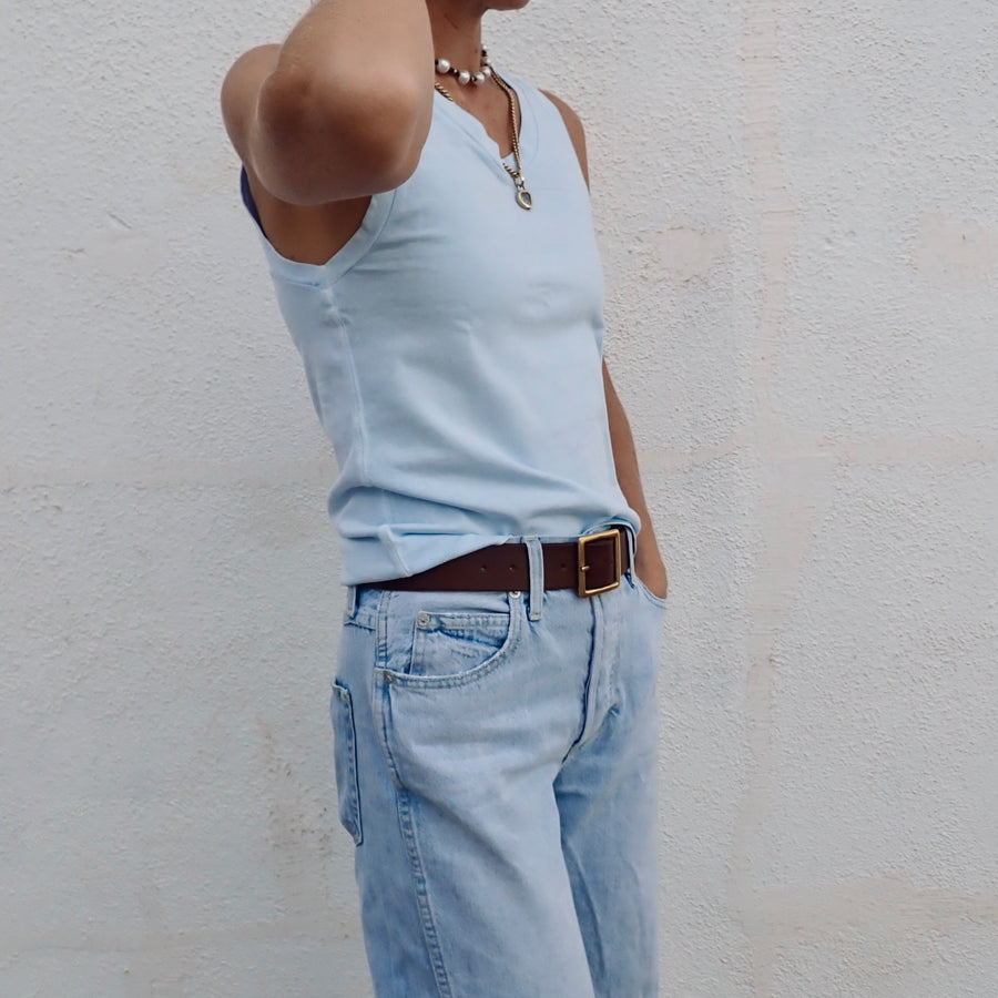 Double Weight Short Muscle Tank - Nantucket