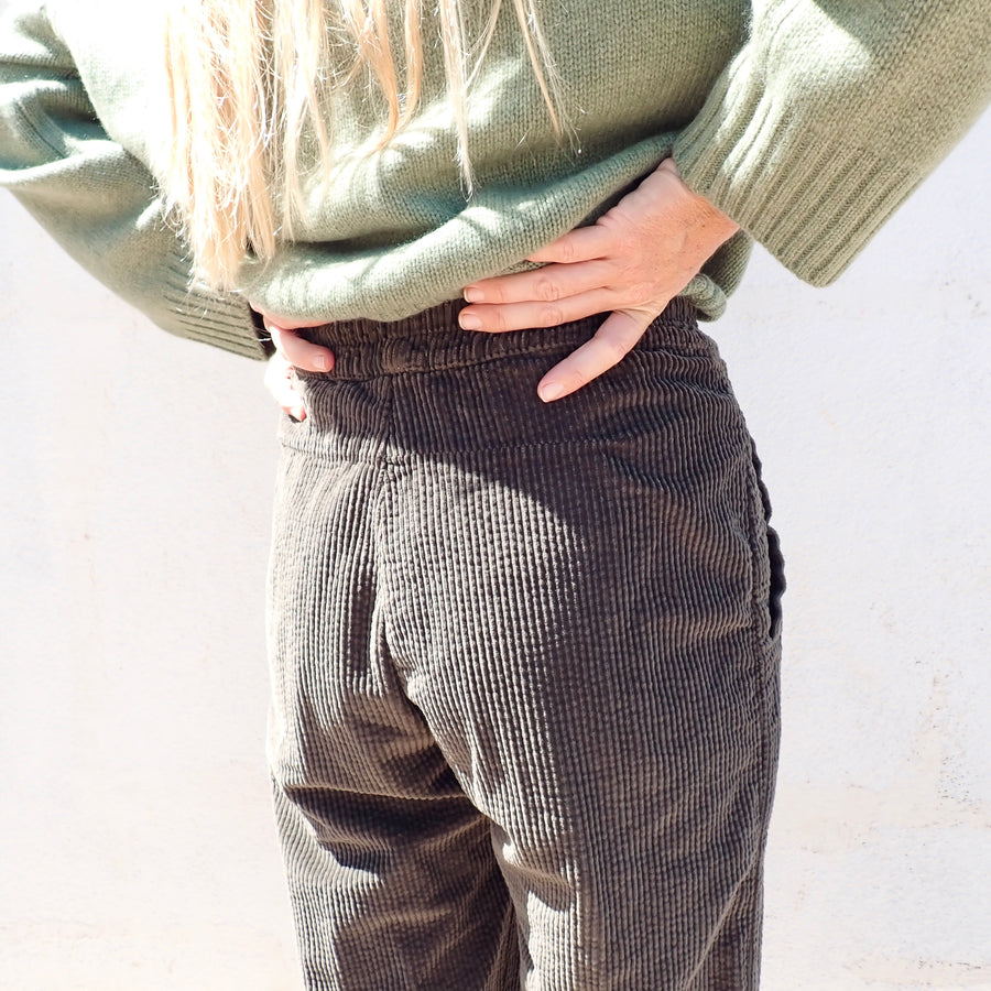 Ari Pant - Wide Brown Cord