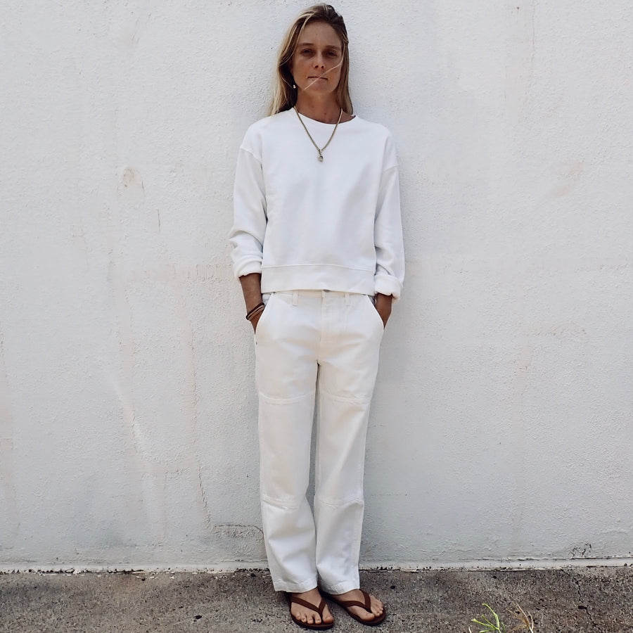 Billie Field Pant - Eggshell