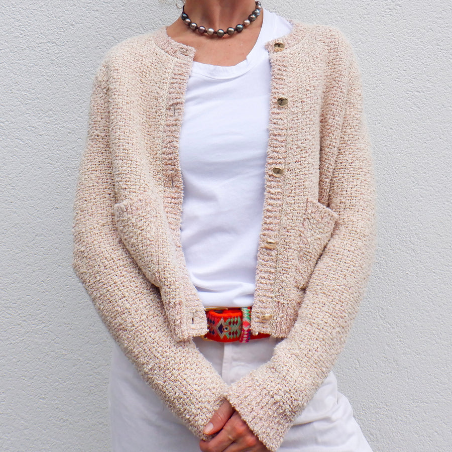 Zelda Pullover - Pink Beige