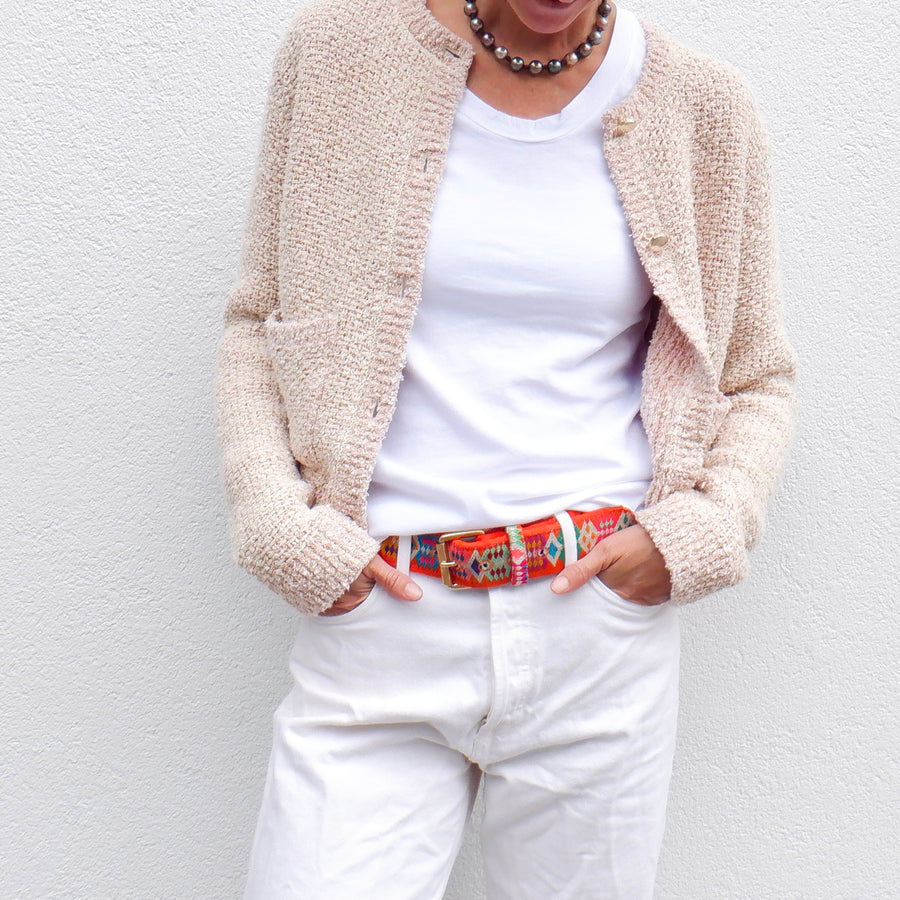 Zelda Pullover - Pink Beige