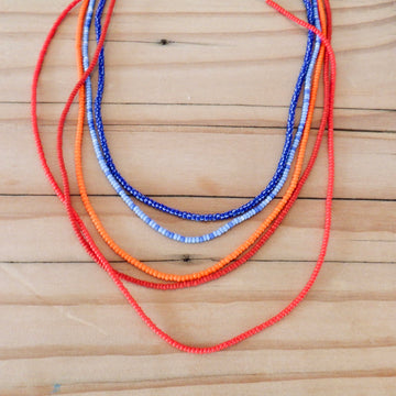 Beaded Necklace - 18” Simple