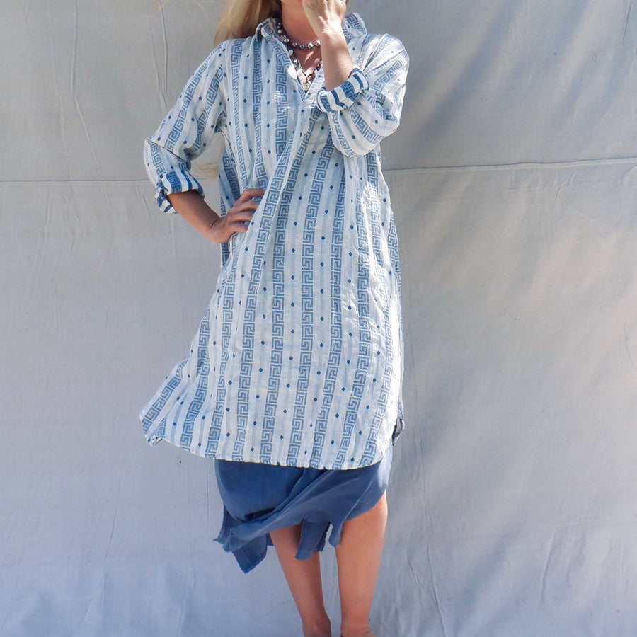 Lara Dress - Blue Wash