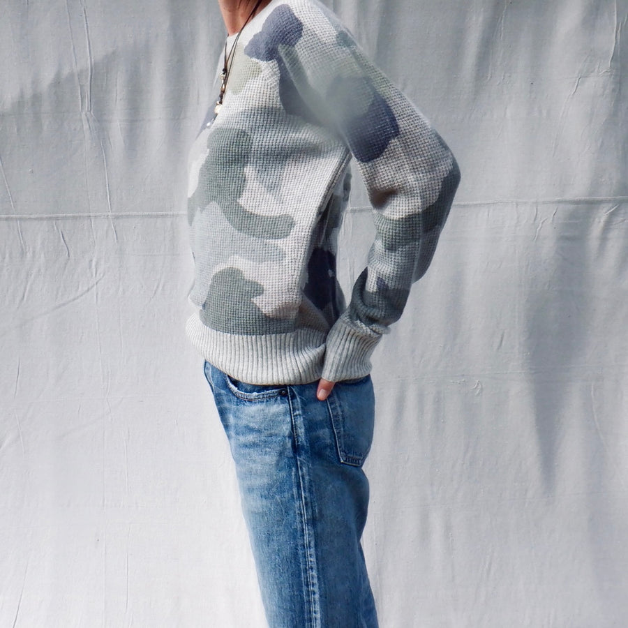 Waffle Sweatshirt - Camo