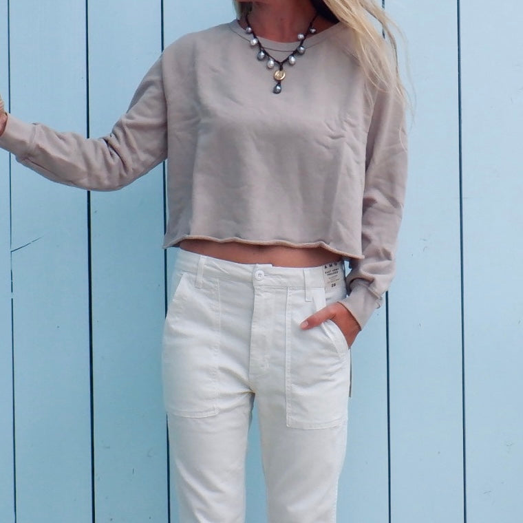 Easy Army Trouser - White Oak
