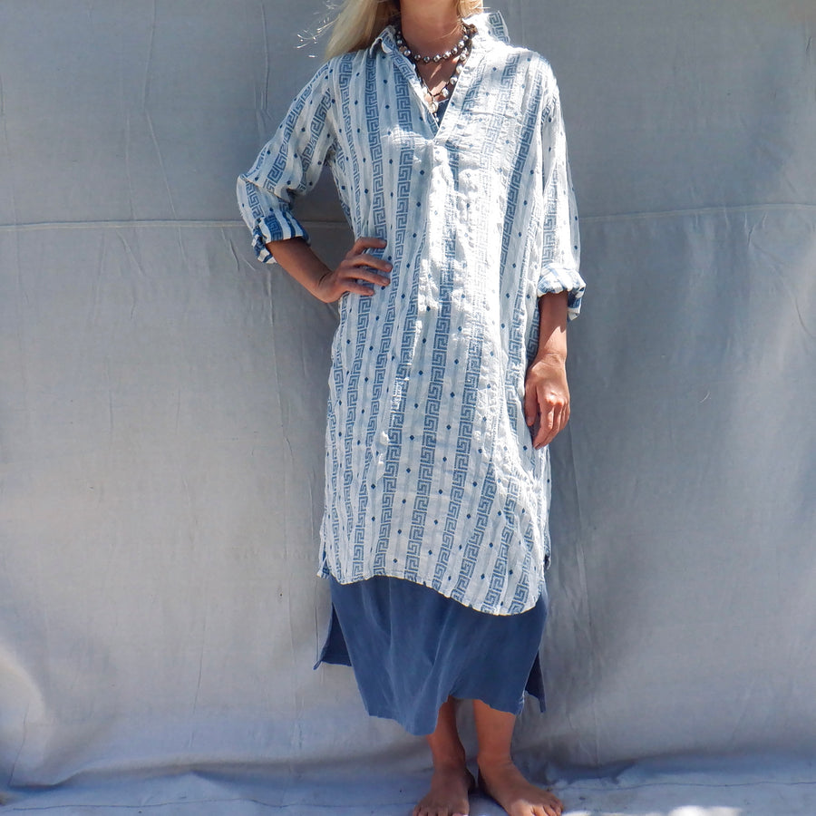 Lara Dress - Blue Wash